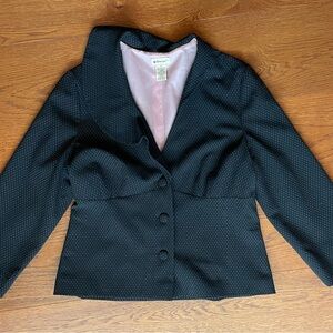 Anthro empire waist quirky retro asymmetrical blazer, 12